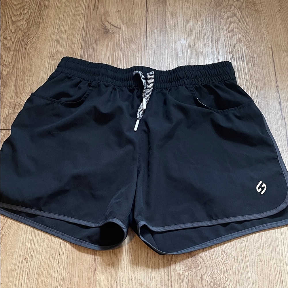Women's Black Athletic Shorts